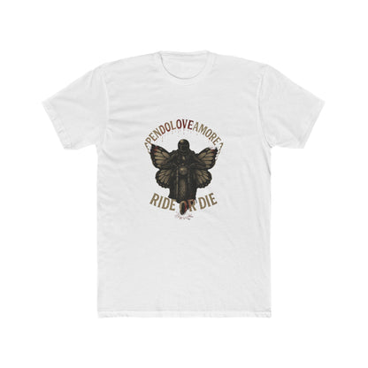 Ride or Die Pendoloveamore Unisex Cotton Crew Tee – Vintage Style Graphic T-Shirt