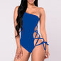 Luxe Laced Up One-Piece Swimsuit.