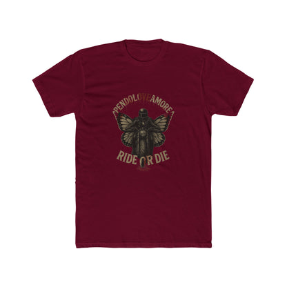 Ride or Die Pendoloveamore Unisex Cotton Crew Tee – Vintage Style Graphic T-Shirt