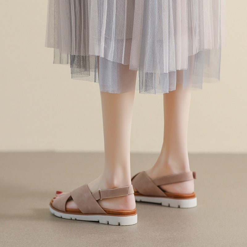 Sierra Criss-Cross Slingback Sandals