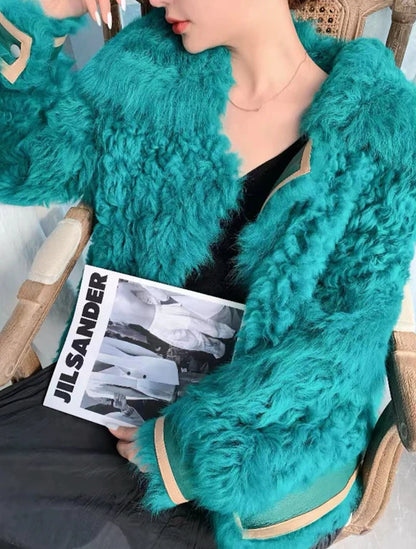 Elegant and Plush Women's Faux Fur Coat
