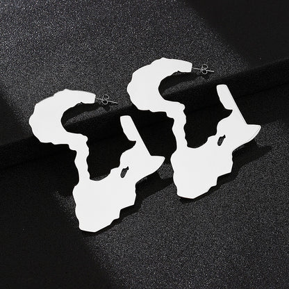 Africa Stainless Steel  Earrings