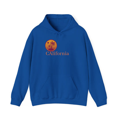 California Inspired Hoodie with 'CAlifornia' Slogan - Unisex