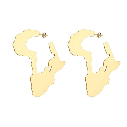 Africa Stainless Steel  Earrings