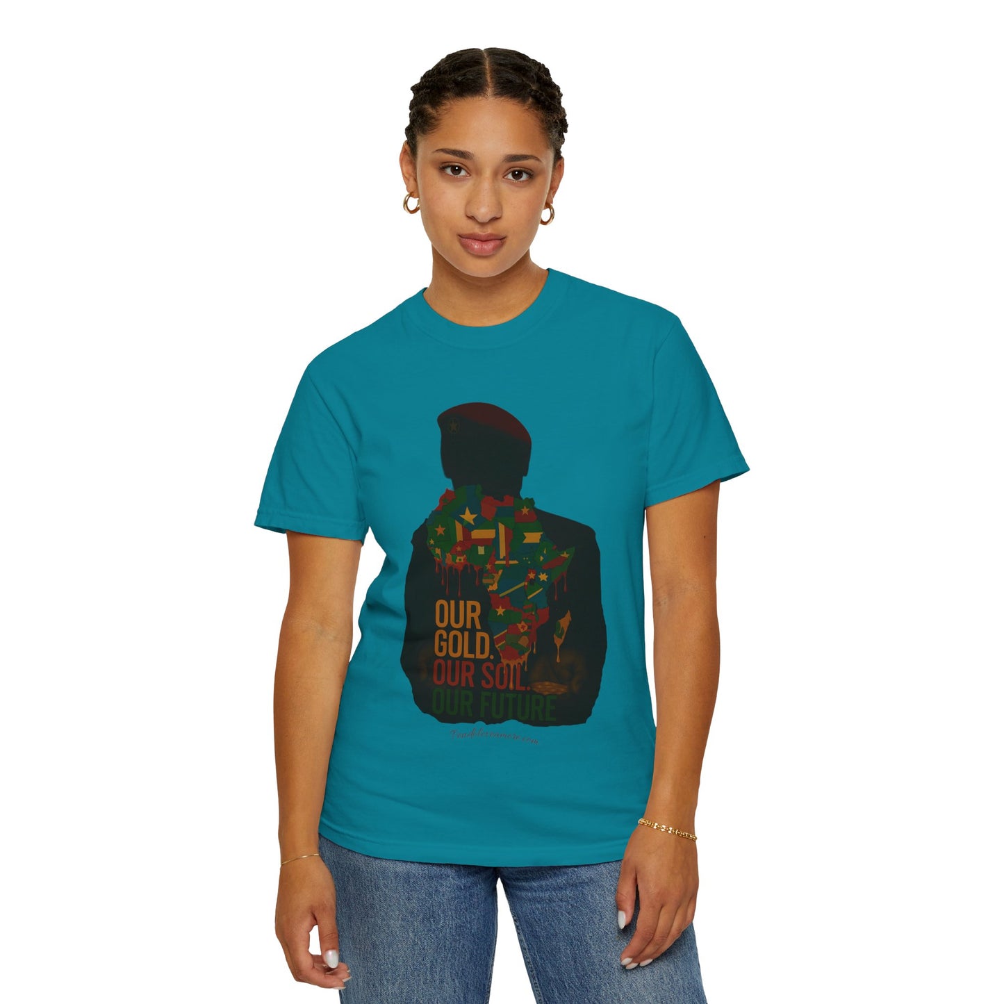 Ibrahim Traoré Unisex Garment-Dyed T-Shirt - Celebrate Heritage and Unity