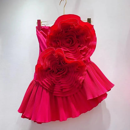 3D Rosette Sculptural Top