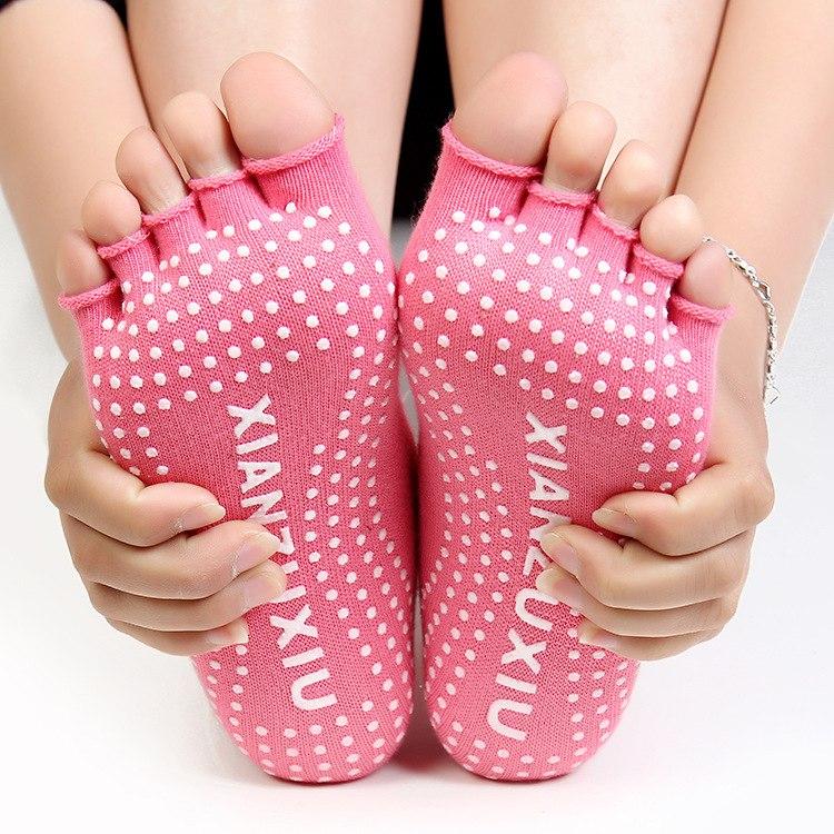 Women Yoga Socks Half Toe