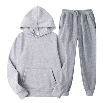 Women's Oversized 2 Piece Set Hooded Fleece Tracksuit in Multiple Colors Selection