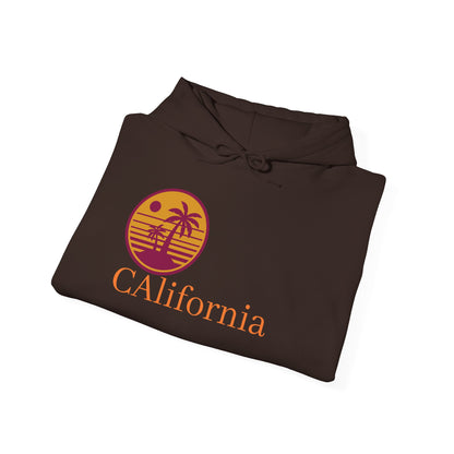 California Inspired Hoodie with 'CAlifornia' Slogan - Unisex