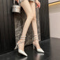 Aurora Spiral Wrap Crystal-Embellished Stiletto Pumps