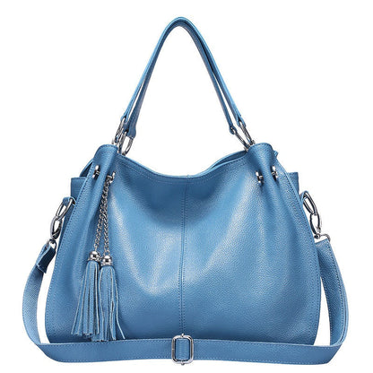 Genuine Leather Shoulder Bag in Multiple Colors