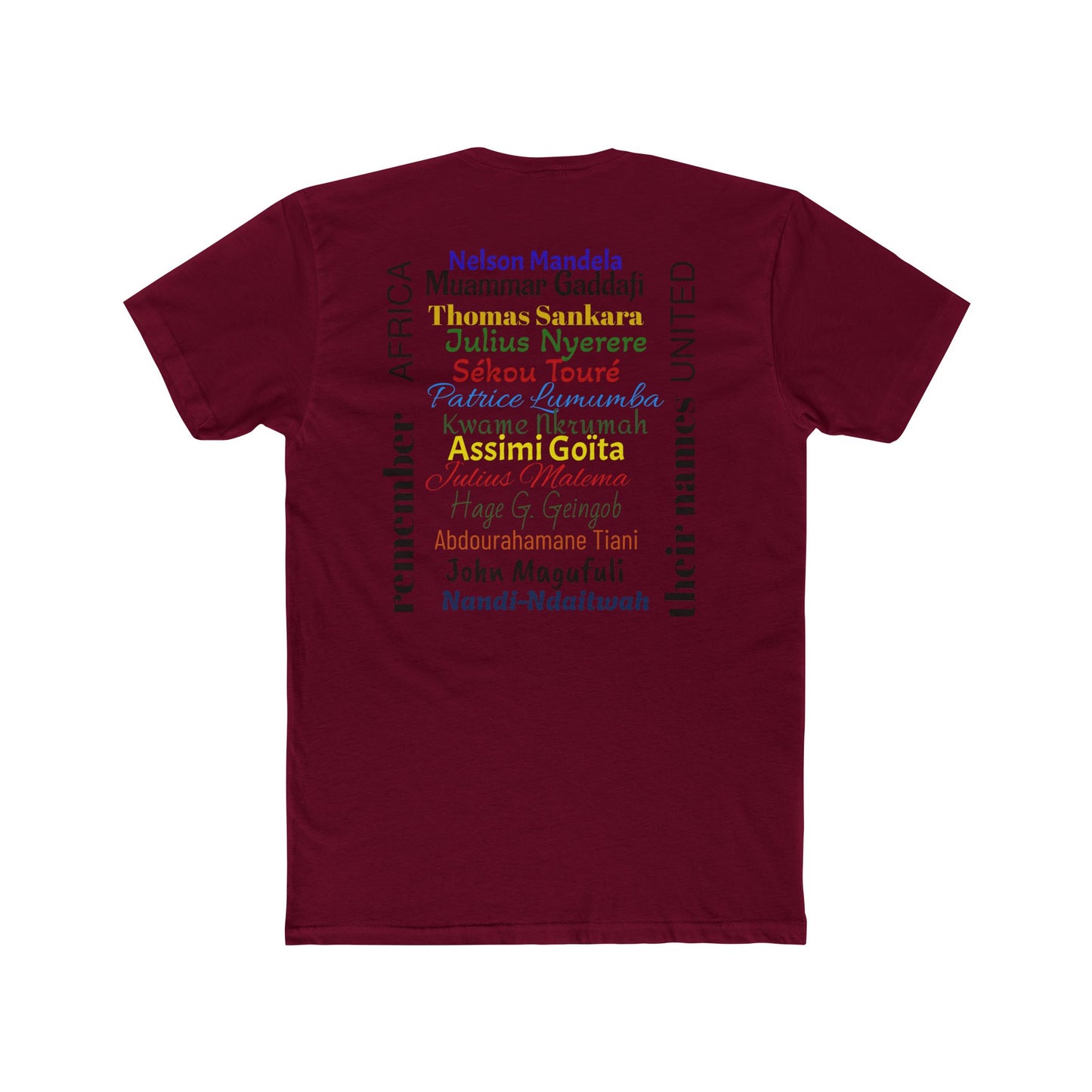Ibrahim Traoré Unisex Cotton Crew Tee - Celebrate African Unity & Heritage
