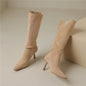 Slouch & Sleek Pointed-Toe Stiletto Boots