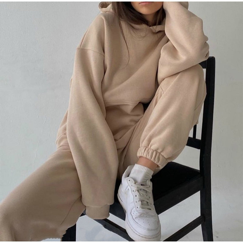 Women's  Hooded Tracksuit in Multiple Zen Colors