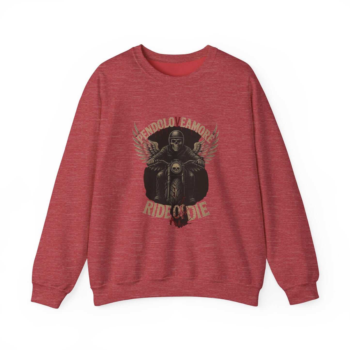 Ride or Die Motorcycle Sweatshirt - Stylish Unisex Crewneck for Bikers