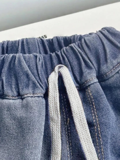 Denim Button-Up Short Set (Light Wash | Dark Wash)