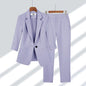 Professional Style Women's Solid Colored Two-Piece Suit