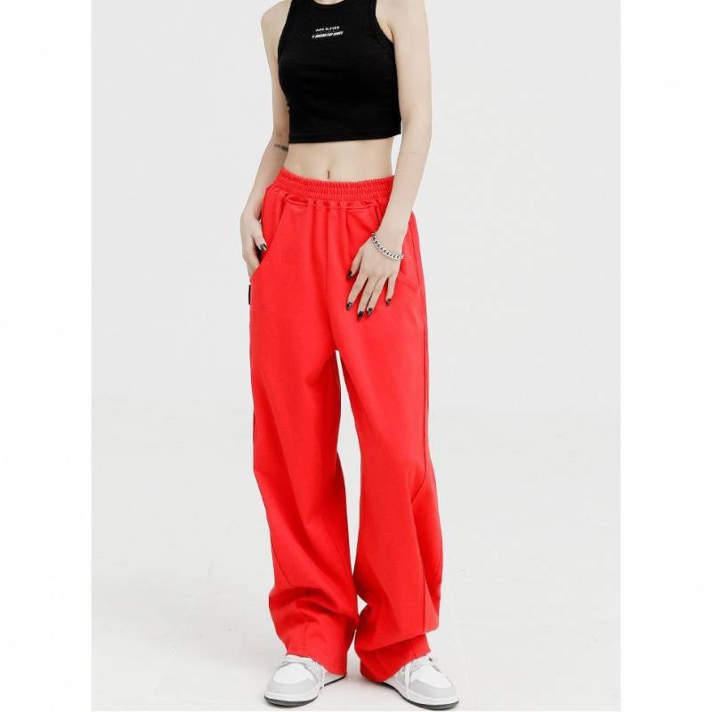 High-end Wide Leg Cotton  Sweatpants