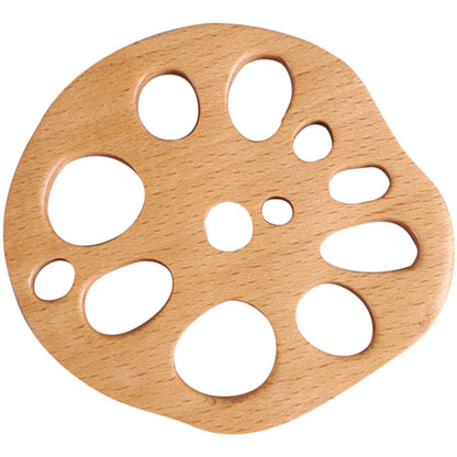 Creative Japanese Lotus Root Drink Wooden Coasters