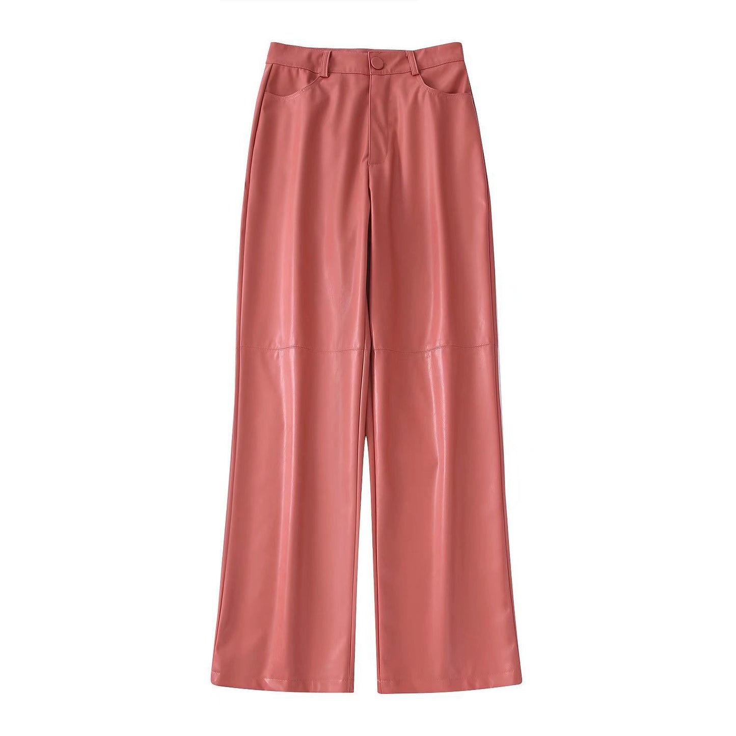 Blush Authority Vegan Leather Power Suit