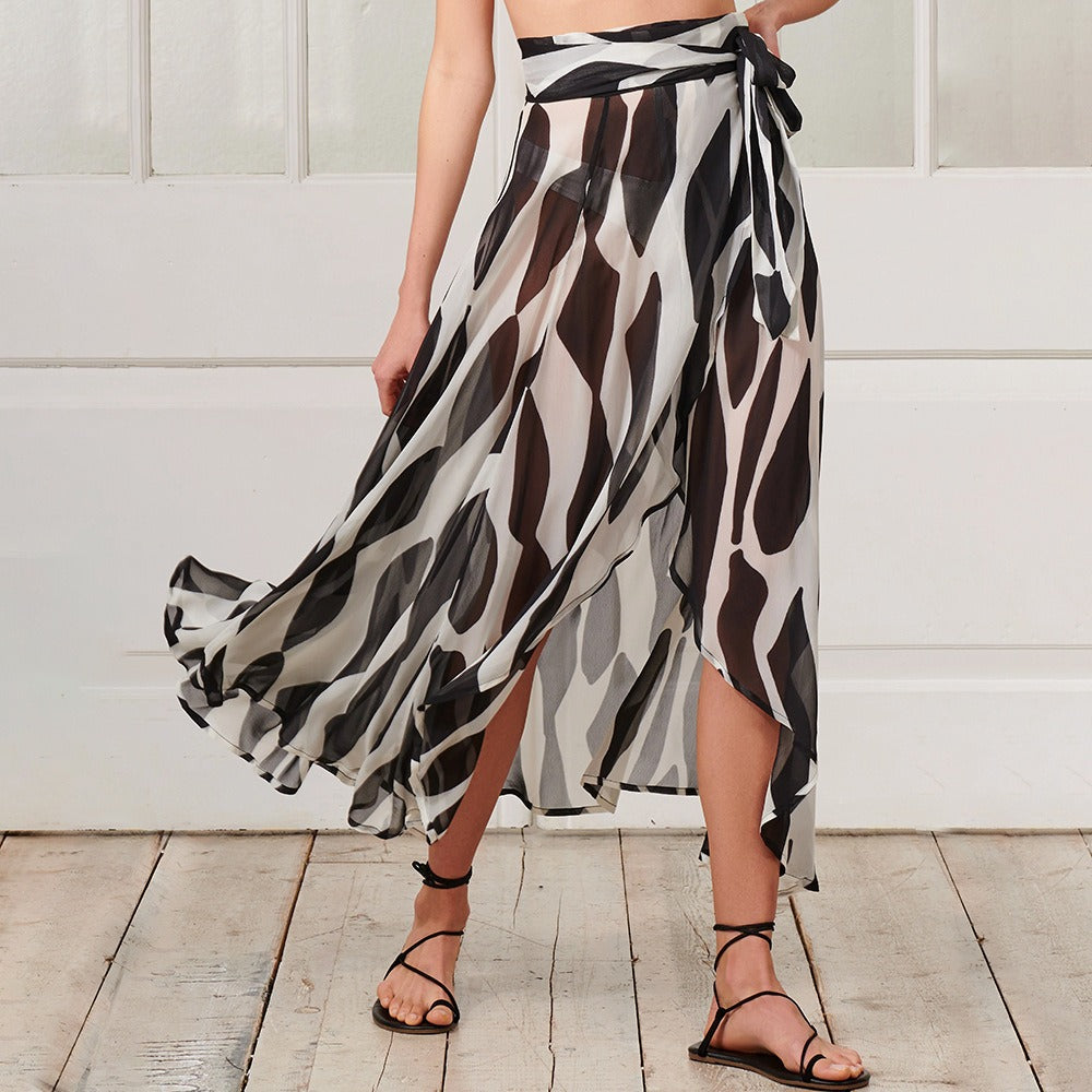 Chic Safari Vibes 3-Piece Swimsuit Set