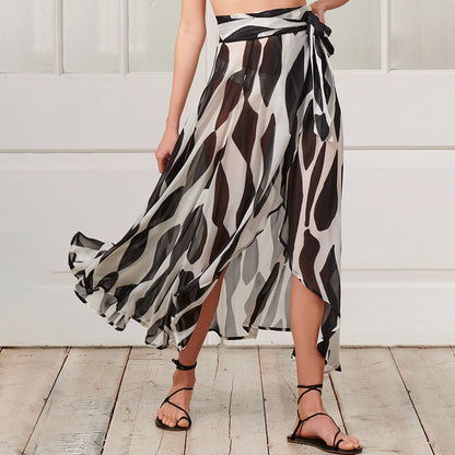 Chic Safari Vibes 3-Piece Swimsuit Set