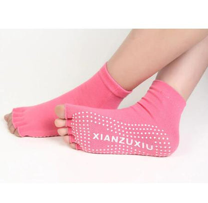 Women Yoga Socks Half Toe