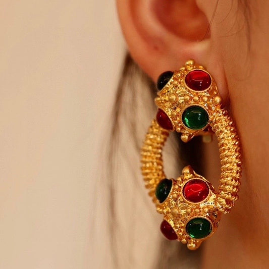 Glamorous High-end Golden Dream Earrings