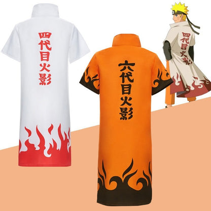 Naruto Inspired Japanese Robes, Japanese Anime Clothes, Anime Cosplay clothes, Red Cloud Robe