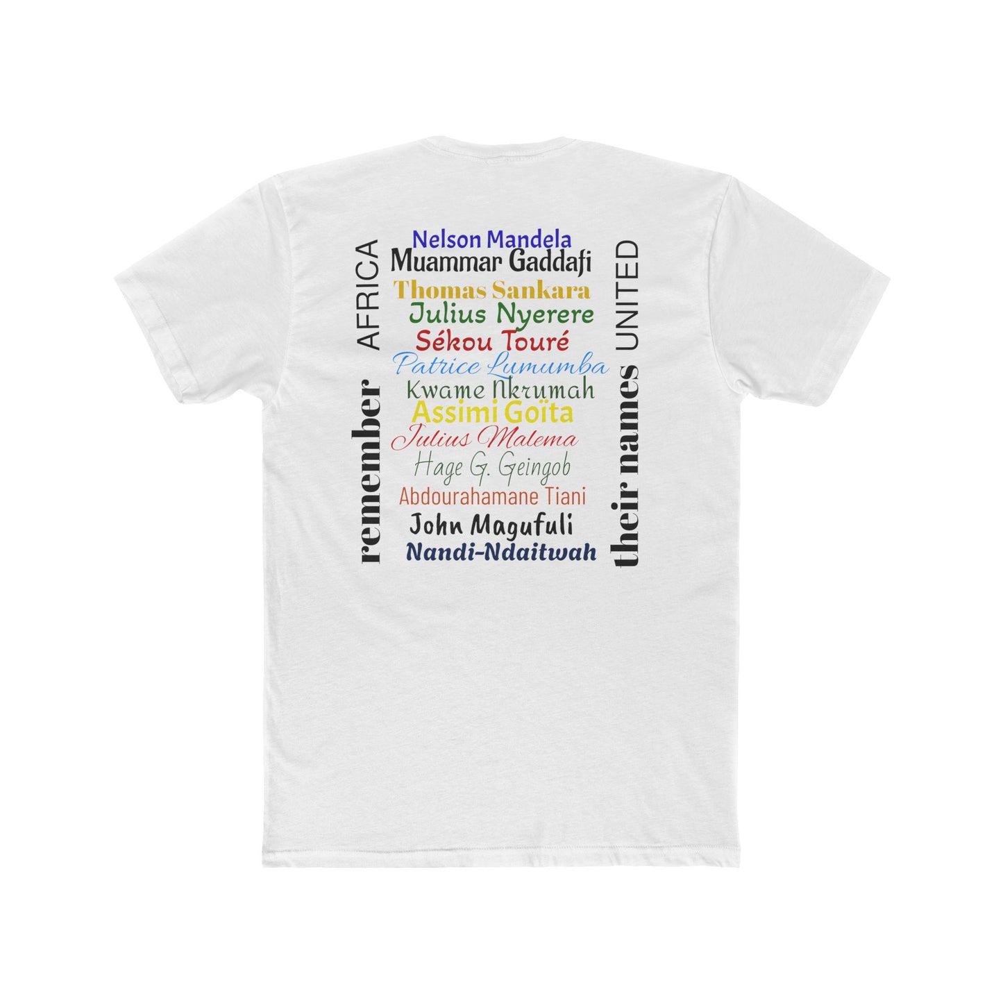 Ibrahim Traoré Unisex Cotton Crew Tee - Celebrate African Unity & Heritage