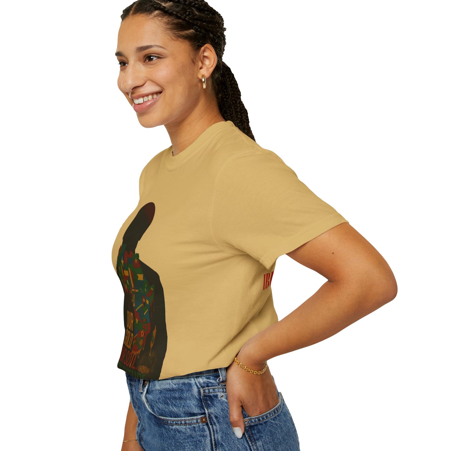 Ibrahim Traoré Unisex Garment-Dyed T-Shirt - Celebrate Heritage and Unity