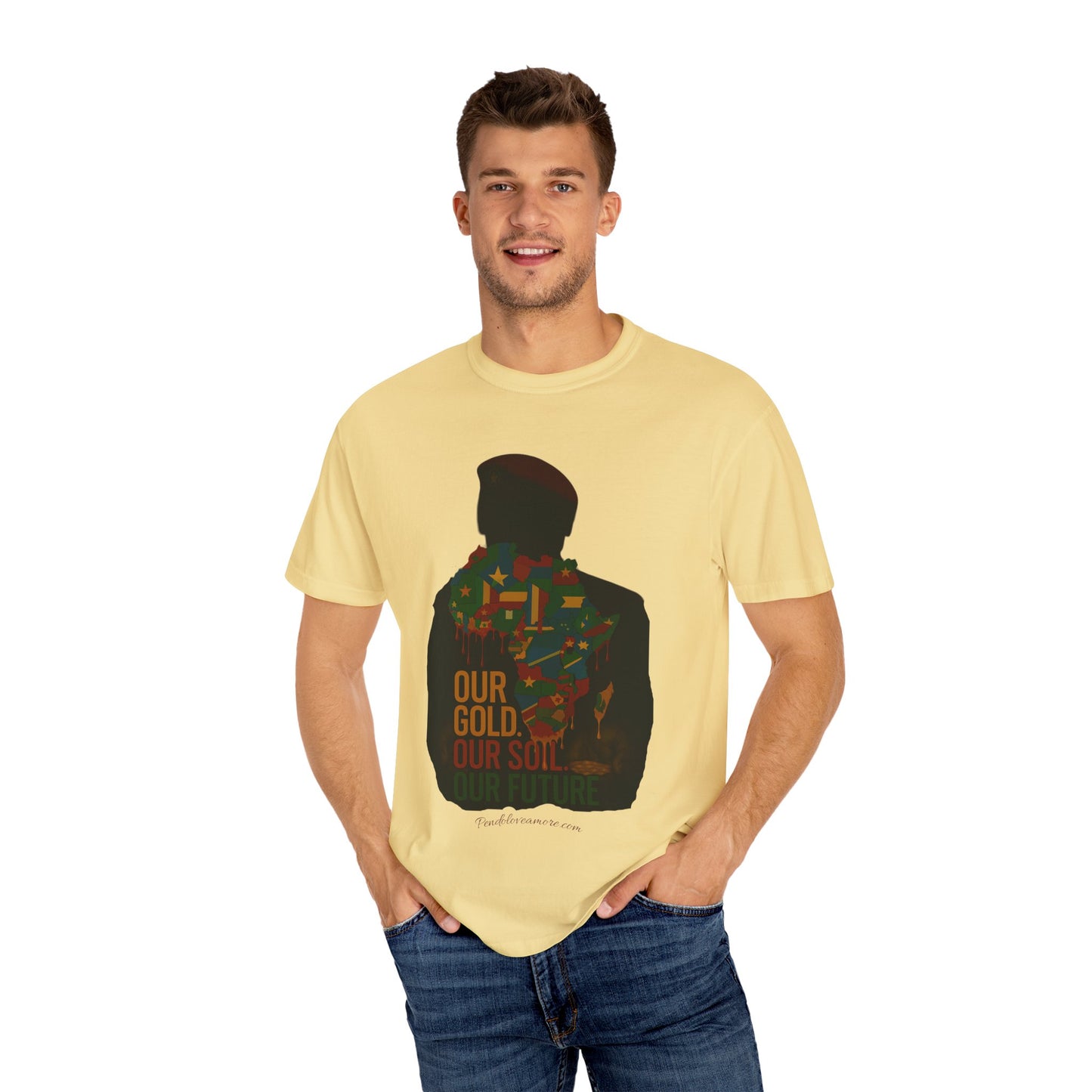 Ibrahim Traoré Unisex Garment-Dyed T-Shirt - Celebrate Heritage and Unity