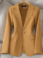 Tailored Power Blazer – Classic Structure, Bold Versatility