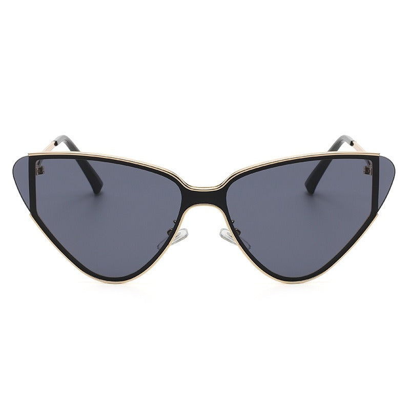 Large Frame Cat Eye Retro Sunglasses for Women