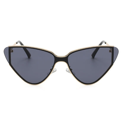 Large Frame Cat Eye Retro Sunglasses for Women