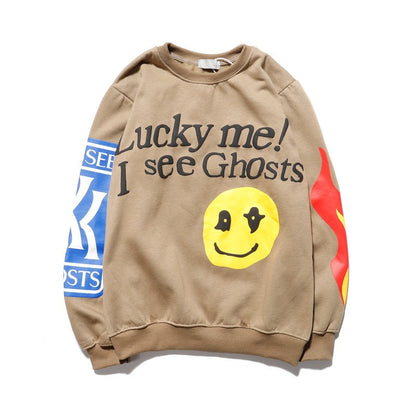 Retro Lucky Me I See Ghosts  Sweatshirt