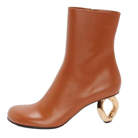 Sculpted Gold Heel Ankle Boots Luxe Modern Statement-Multiple Colors