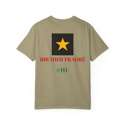 Ibrahim Traoré Unisex Garment-Dyed T-Shirt - Celebrate Heritage and Unity