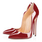 Scalloped Patent Leather Stiletto Pumps