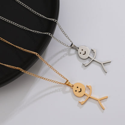 "The Middle Finger" Stainless Steel Necklace