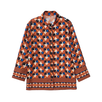 Geometric Print 3-Piece Lounge & Tailored Set