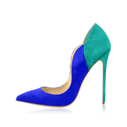 Chic Pointed Toe High Heeled Pumps in Multiple Vibrant Colors