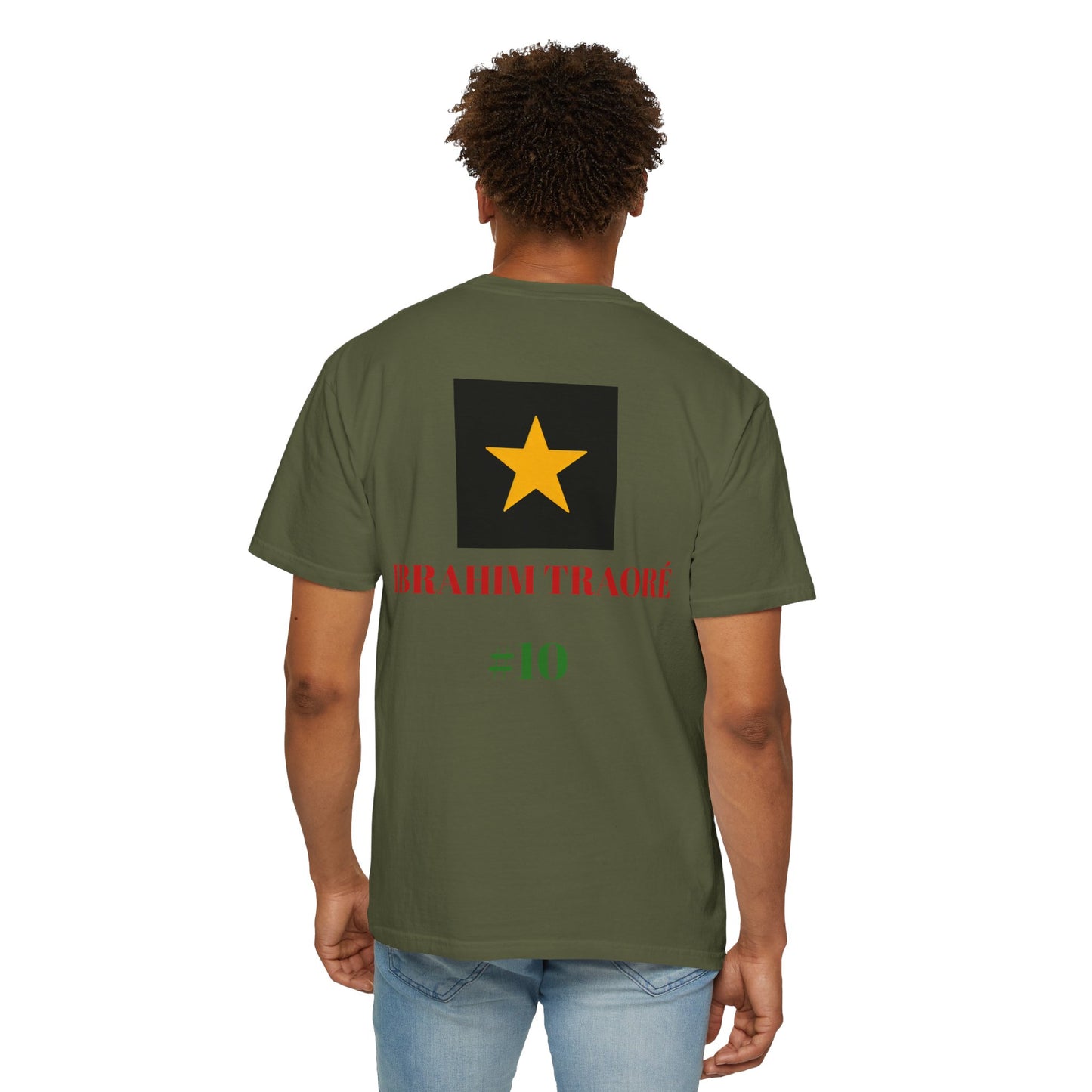 Ibrahim Traoré Unisex Garment-Dyed T-Shirt - Celebrate Heritage and Unity