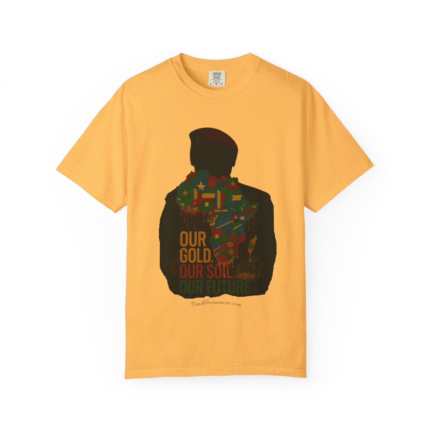 Ibrahim Traoré Unisex Garment-Dyed T-Shirt - Celebrate Heritage and Unity