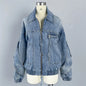 Retro Washed High Quality Pure Cotton  Padded Denim Jacket