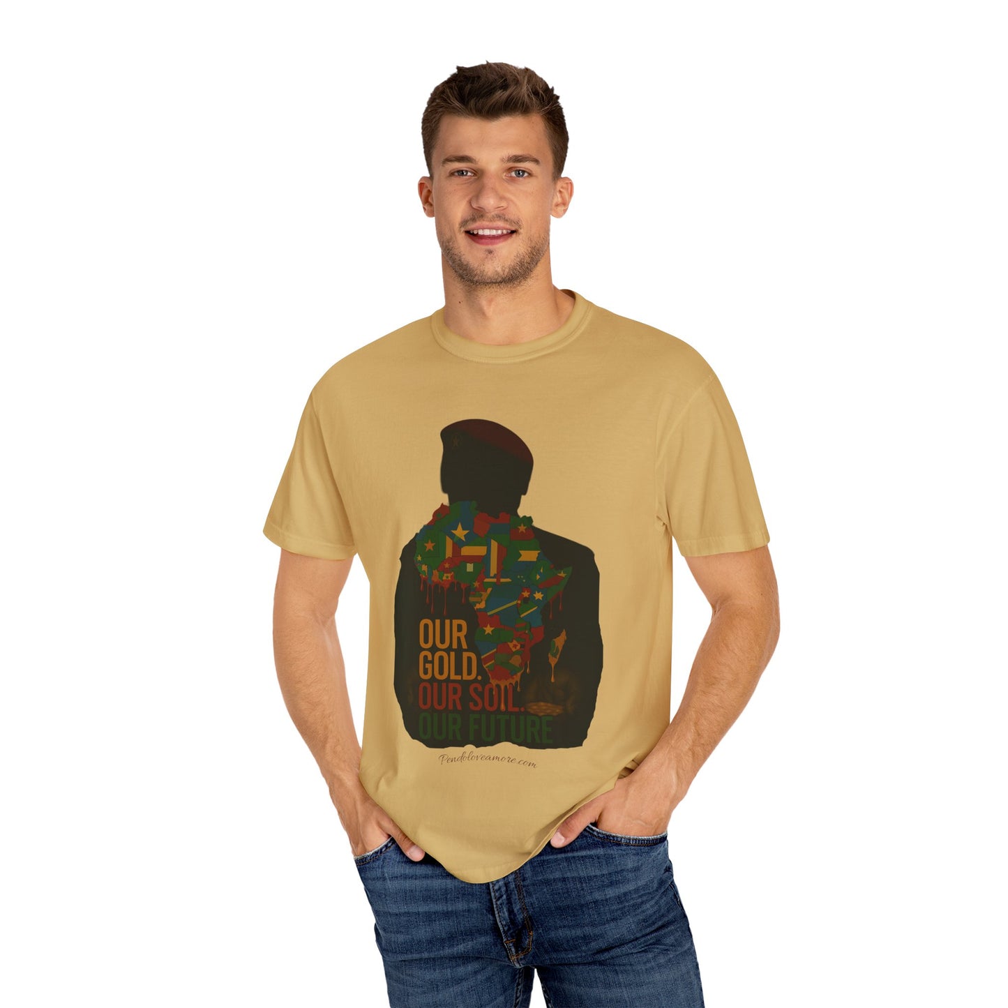 Ibrahim Traoré Unisex Garment-Dyed T-Shirt - Celebrate Heritage and Unity