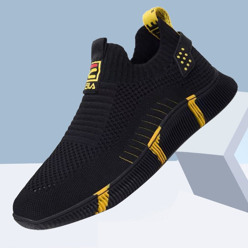 Slip-on Laced Breathable Sneakers with Soft Soles