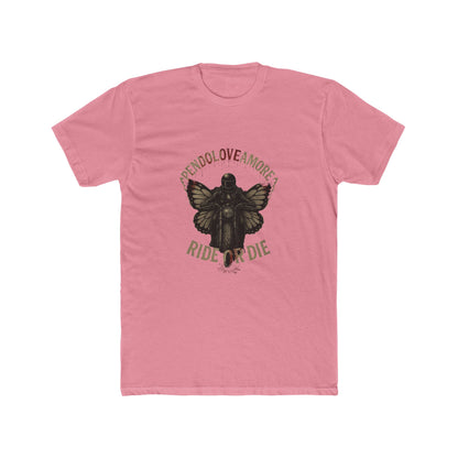 Ride or Die Pendoloveamore Unisex Cotton Crew Tee – Vintage Style Graphic T-Shirt