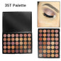 Professional 35 Color Eyeshadow Palette, Earth Warm Colors and Shimmer Matte Eyeshadows