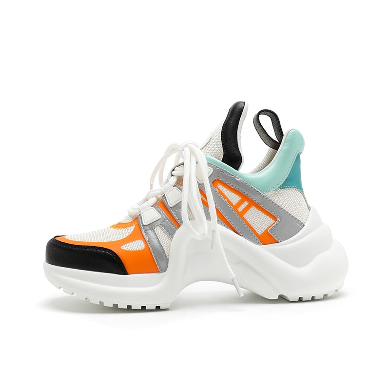 PlatformHarajuku Sneakers for Women Women Breathable